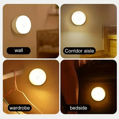 Motion-Activated Night Light – Wireless LED Lamp for Home & Hallways