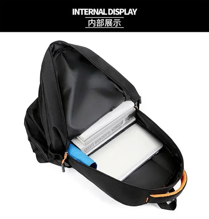 Men’s Oxford Business Backpack – Waterproof Laptop Bag, Leisure Travel & High School Student Bag