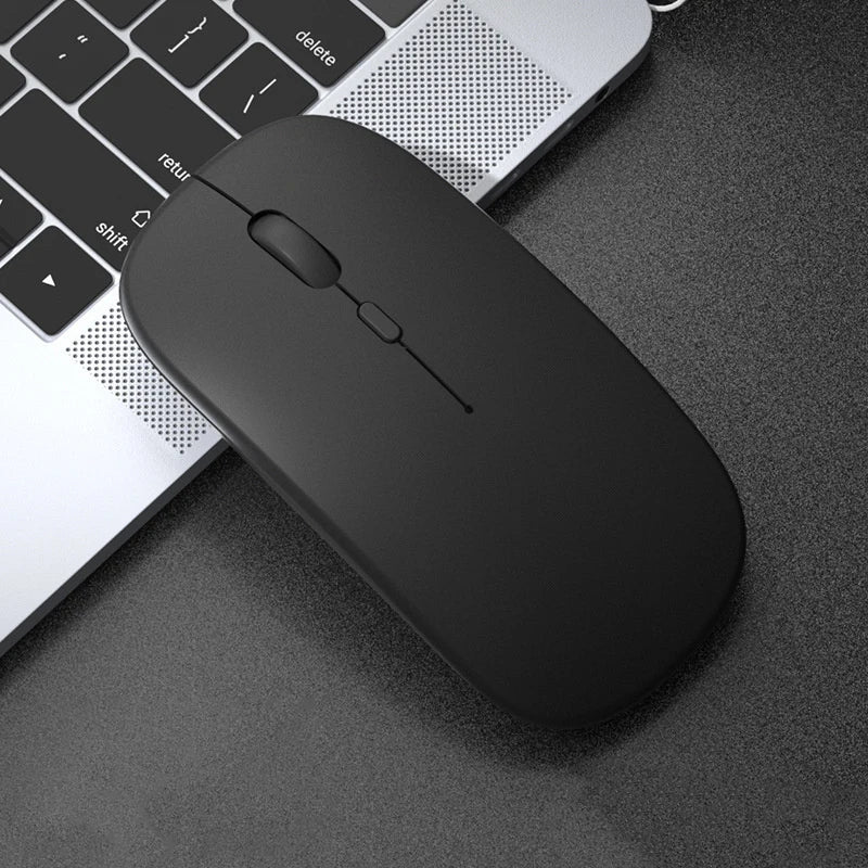 Portable Wireless Mouse Bluetooth 2.4GHz Dual Mode | Silent Ergonomic Mouse for Laptop, PC & MacBook