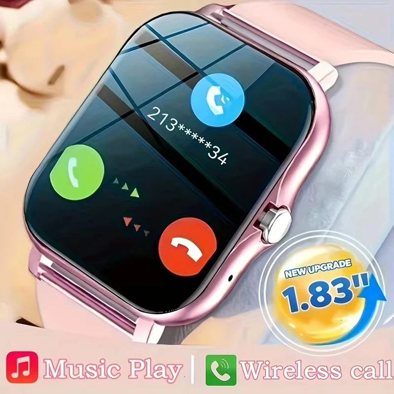 New Bluetooth Smart Watch 2024 – Talking Smartwatch with Blood Pressure & Oxygen Monitor for Men & Women