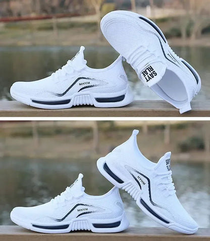 Men’s Slip-On Fashion Sneakers – Breathable Sport Running Shoes for Training, Gym & Walking