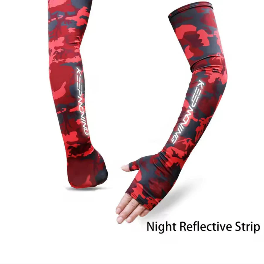 Summer Ice Silk Arm Sleeves – UV Protection Cooling Sports Sleeves for Men & Women | Cycling, Running & Outdoor Fitness