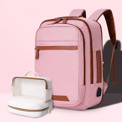 High-Quality USB Rechargeable Laptop Backpack – Waterproof Large Capacity Bag for Men, Women & Students