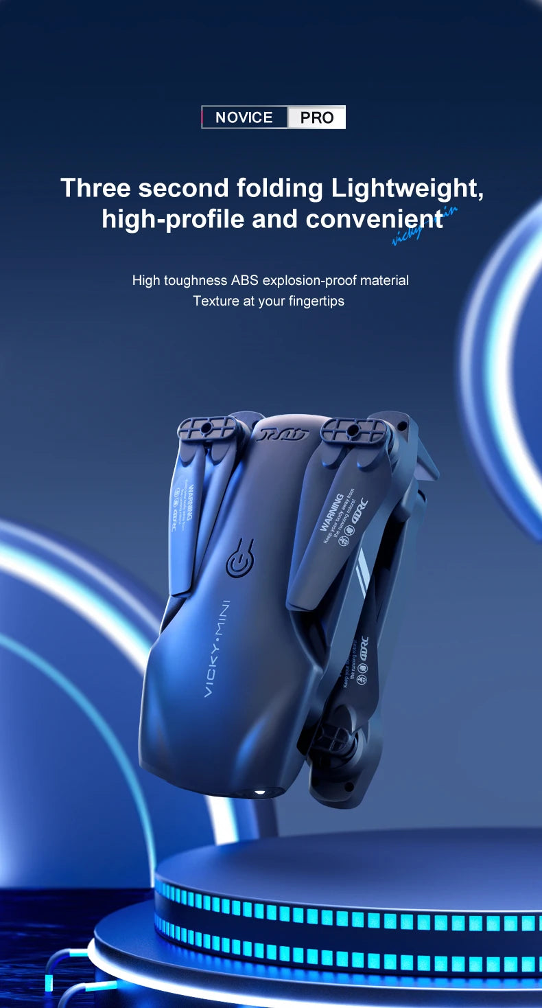 NEW V13 Mini Drone 4K HD Dual Camera – Foldable RC Quadcopter with 1080P WiFi FPV | Professional Drone Toy Gift