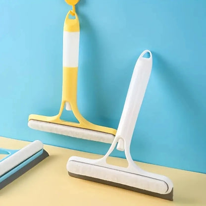 3-in-1 Multi-Function Glass Cleaning Tool with Water Spray | Household Window & Mirror Scraper