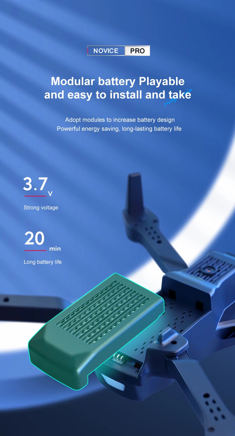NEW V13 Mini Drone 4K HD Dual Camera – Foldable RC Quadcopter with 1080P WiFi FPV | Professional Drone Toy Gift