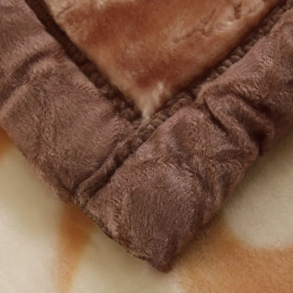 Ultra Soft Rose Throw Blanket – Cozy Heavy Microfiber Fleece for Bed, Sofa & Dormitory