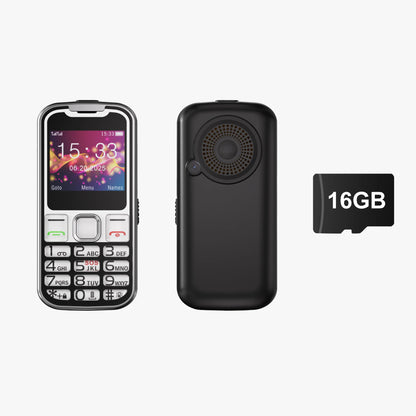 Dual SIM GSM Button Mobile Phone – 2G Standby, Speed Dial, Call Recording, Flashlight, FM Radio, Vibration