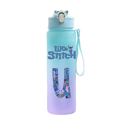 750ML Cartoon Lilo & Stitch Water Bottle – Large Capacity Portable Sport Bottle for Kids