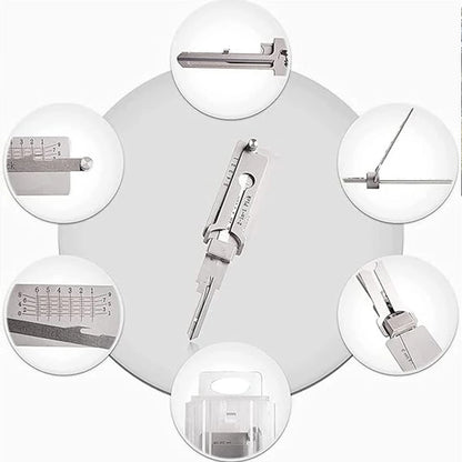 Stainless Steel Precision Tool SS001 O-Ring Pickup Hook & Repair Kit | Multi-Purpose Maintenance & Door Decoder Tool Set