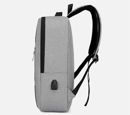 Waterproof Business Backpack for Men – USB Charging 15.6” Laptop Bag, Large Capacity School & Travel Backpack
