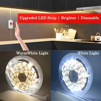 LED Strip Light with Motion Sensor – USB Powered Dimmable Lighting
