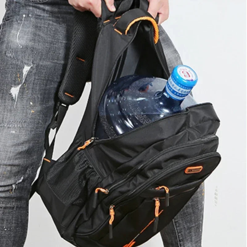 Men’s Oxford Business Backpack – Waterproof Laptop Bag, Leisure Travel & High School Student Bag