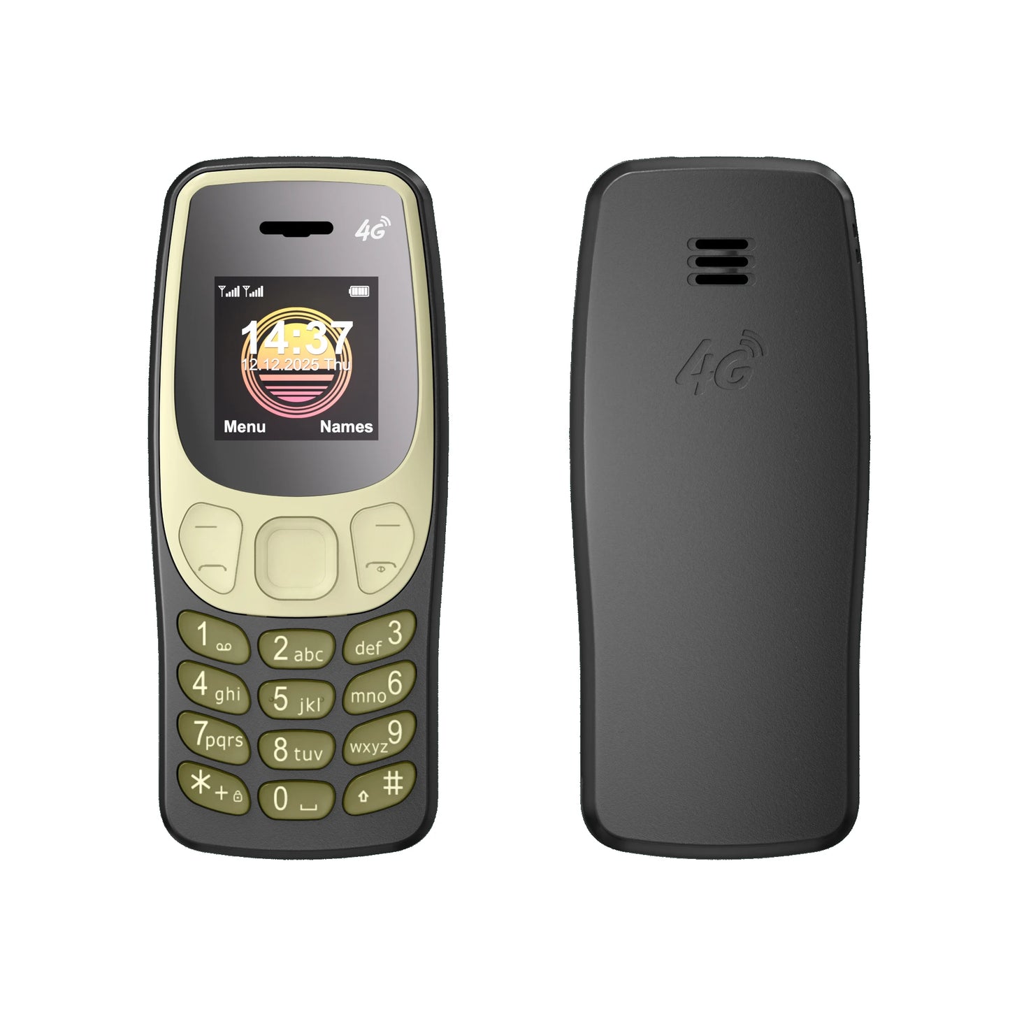 4G LTE Mini Mobile Phone – Dual SIM, Auto Redial, Call Recorder, Music Player, Blacklist Function