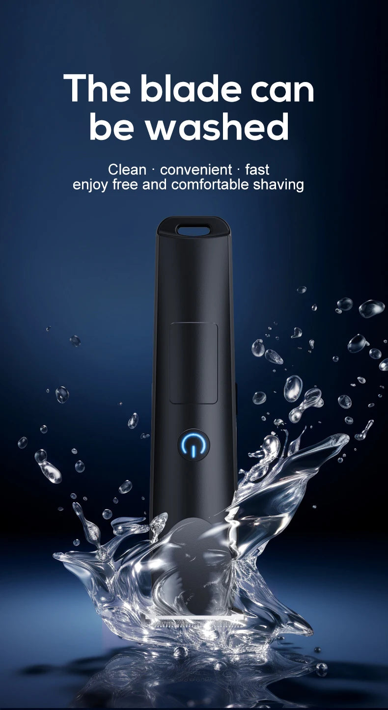 Small Hair Clipper for Home Use – USB Rechargeable, Portable with Replaceable Nozzle