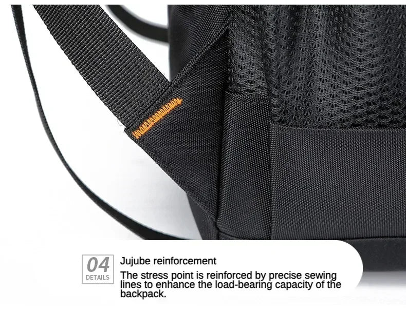 Men’s Oxford Business Backpack – Waterproof Laptop Bag, Leisure Travel & High School Student Bag