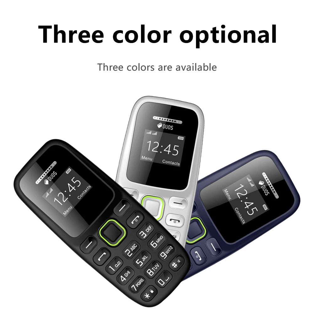 SERVO BM310 Mini Mobile Phone – Dual SIM Standby, Call Recording, Bluetooth Dial, Blacklist, MP3 Player, 2G GSM Small Cellphone