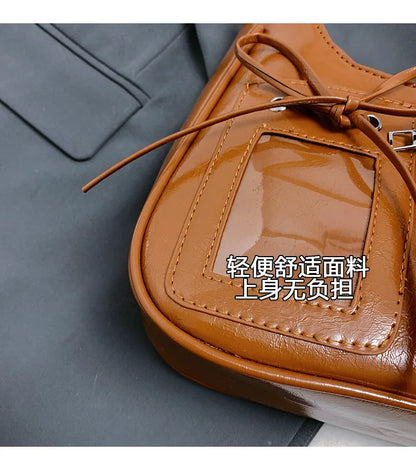 Women’s Korean Transparent Ita Shoulder Bag – Japanese Preppy Designer School Crossbody Purse