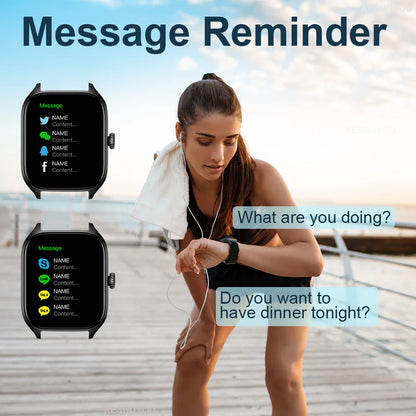 H9 Pro MAX Smart Watch – 2.01" HD Display, Bluetooth Calling & Fitness Tracker for Men & Women