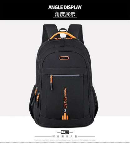 Men’s Oxford Business Backpack – Waterproof Laptop Bag, Leisure Travel & High School Student Bag