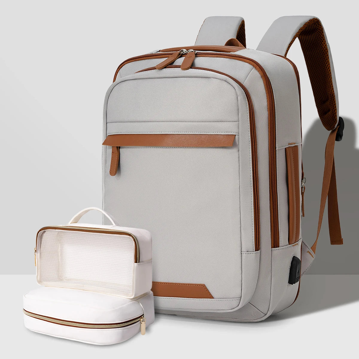 High-Quality USB Rechargeable Laptop Backpack – Waterproof Large Capacity Bag for Men, Women & Students
