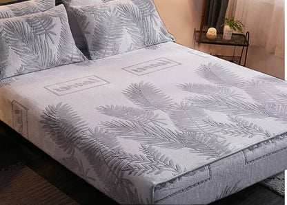 Winter Thermal Velvet Fleece Fitted Sheet – Fluffy Flannel Double Bed Mattress Protector Cover, Elastic Bed Linen 150