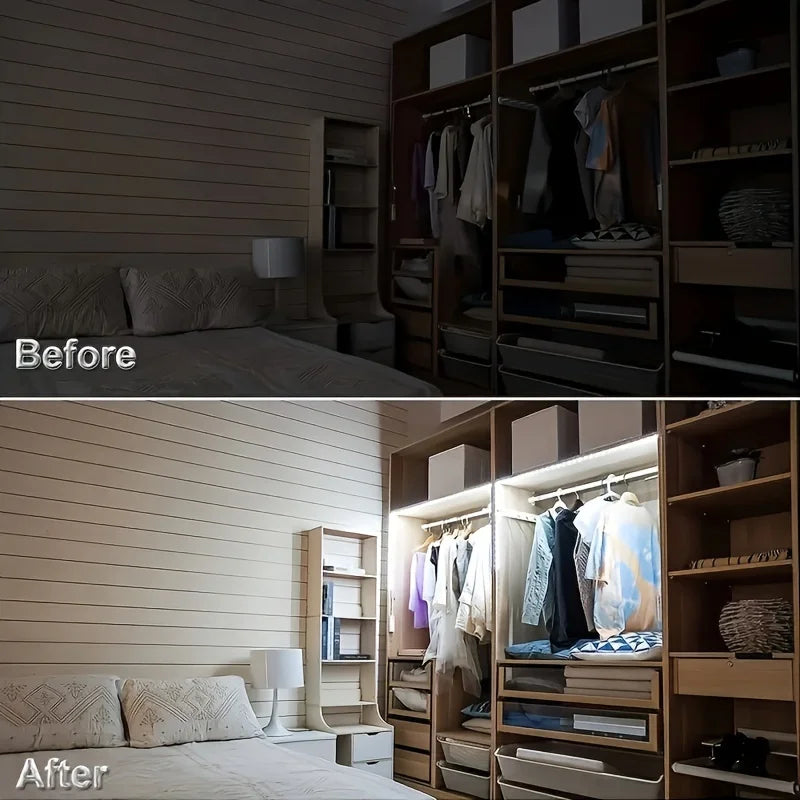 LED Strip Light with Motion Sensor – USB Powered Dimmable Lighting