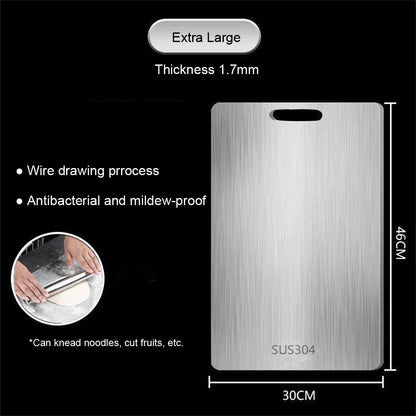 316 Stainless Steel Chopping Board – Double-Sided Cutting & Kneading Board