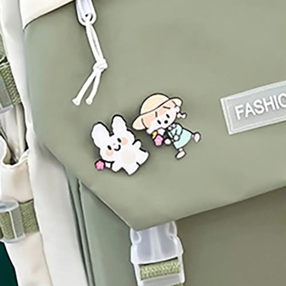 Nylon Book Bag – Multifunctional Waterproof Large Capacity Backpack for Boys & Girls