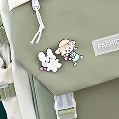 Nylon Book Bag – Multifunctional Waterproof Large Capacity Backpack for Boys & Girls