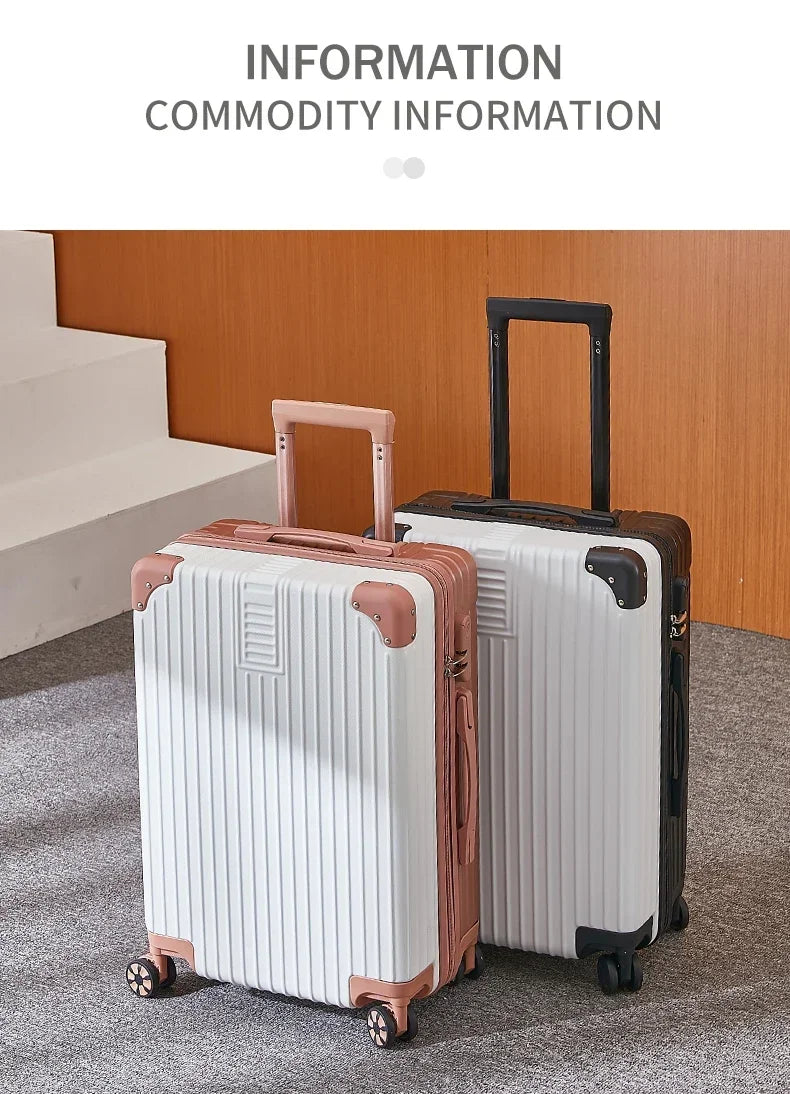100% Aluminum Magnesium Alloy Travel Luggage – Trolley Carry-On & Checked Luggage 20", 22", 24", 26", 28" with Cup Holder