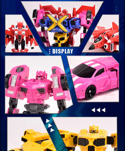Mini Force Super Dinosaur Power Robot Toy – Transformation Action Figure Car & Airplane Deformation Toy