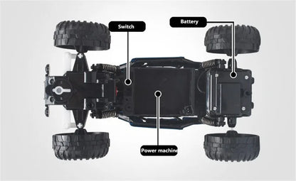 Electric RC Car – High Speed Off-Road Racing Vehicle Truck | Rechargeable Mini RC Toy for Kids & Boys