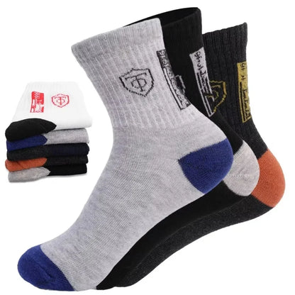 10 Pairs Breathable Cotton Sports Socks for Men – Bamboo Fiber Deodorant Business & Casual Socks