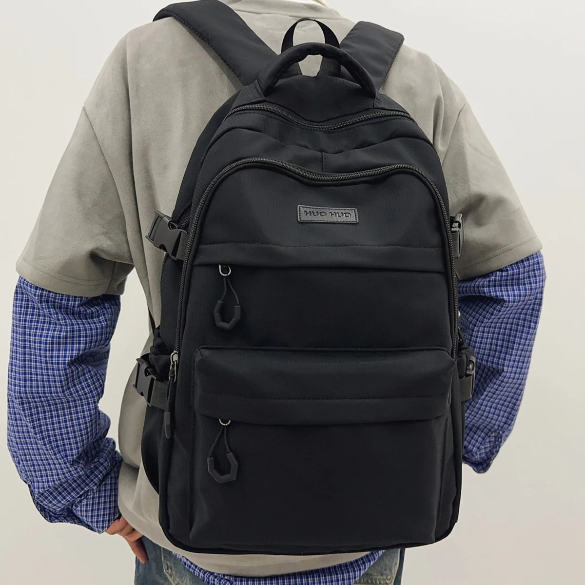 Unisex Japanese Style Schoolbag – Large-Capacity High School & Junior Student Backpack