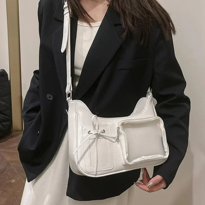 Women’s Korean Transparent Ita Shoulder Bag – Japanese Preppy Designer School Crossbody Purse
