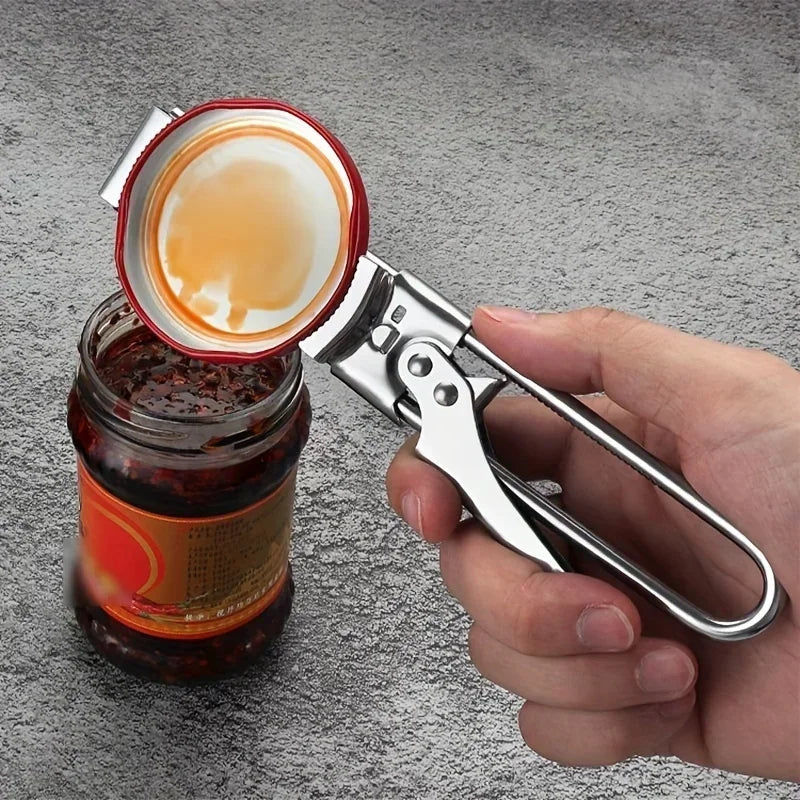 Adjustable Multi-Function Stainless Steel Bottle & Jar Opener | Labor-Saving Kitchen Tool