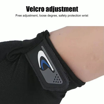 Summer Breathable Fishing Gloves – 2 Finger Cut Touchscreen Anti-Slip Sun-Proof Gloves for Men & Women