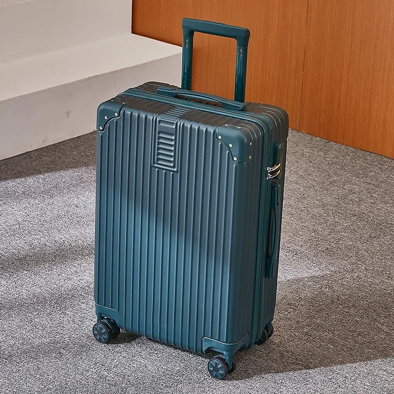 100% Aluminum Magnesium Alloy Travel Luggage – Trolley Carry-On & Checked Luggage 20", 22", 24", 26", 28" with Cup Holder