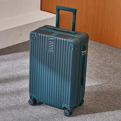 100% Aluminum Magnesium Alloy Travel Luggage – Trolley Carry-On & Checked Luggage 20", 22", 24", 26", 28" with Cup Holder