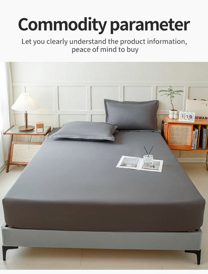 Waterproof Fitted Bed Sheet | 360° Elastic Band Mattress Protector | Single, Double, Queen & King