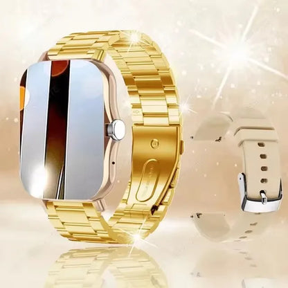 Waterproof Smart Watch – Bluetooth Call, Message Alerts & Fitness Tracker for Android & iPhone