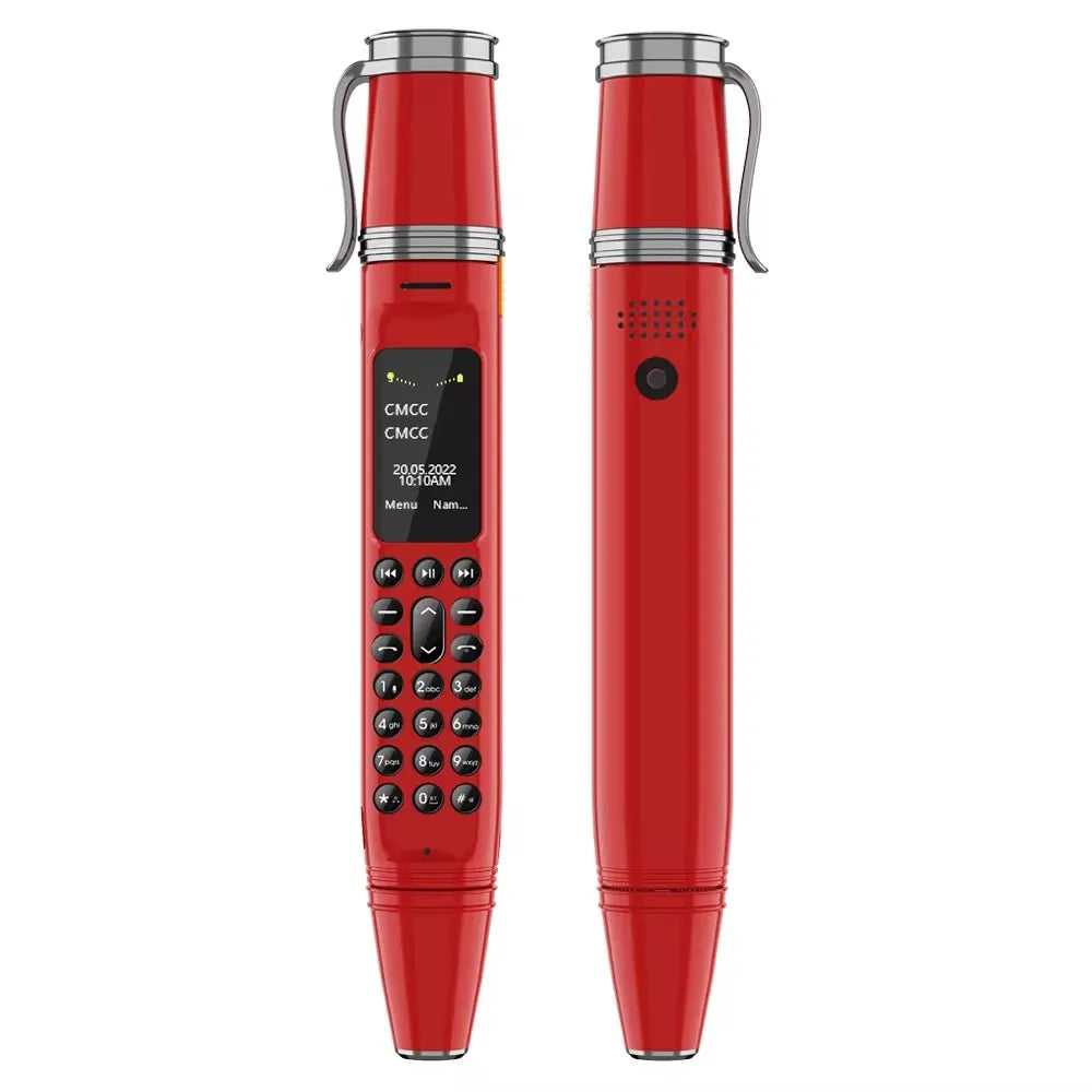 Pen Phone Portable Fan 3-in-1 Mobile – Dual SIM, Bluetooth, Call Recorder, Magic Voice Pen Style Telephone