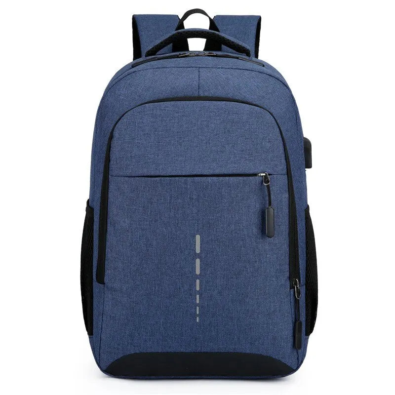 Men’s Large Capacity Backpack – Simple Fashion Travel & Laptop Bag for Male/Female Students