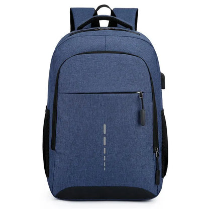 Men’s Large Capacity Backpack – Simple Fashion Travel & Laptop Bag for Male/Female Students