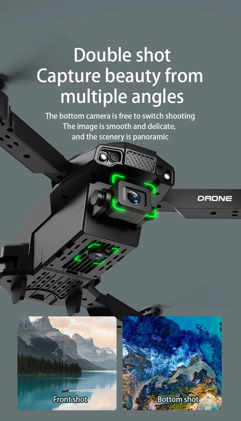 H4 Remote Control Drone 4K HD Dual Camera – WiFi FPV Foldable Quadcopter with One-Key Return | Kids Gift Toy