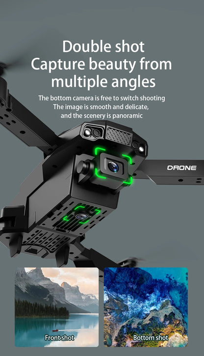 H4 Remote Control Drone 4K HD Dual Camera – WiFi FPV Foldable Quadcopter with One-Key Return | Kids Gift Toy