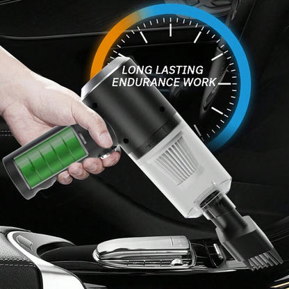 3-in-1 Vacuum Cleaner – USB Rechargeable Suction & Blowing Mini Vacuum for Car & Home