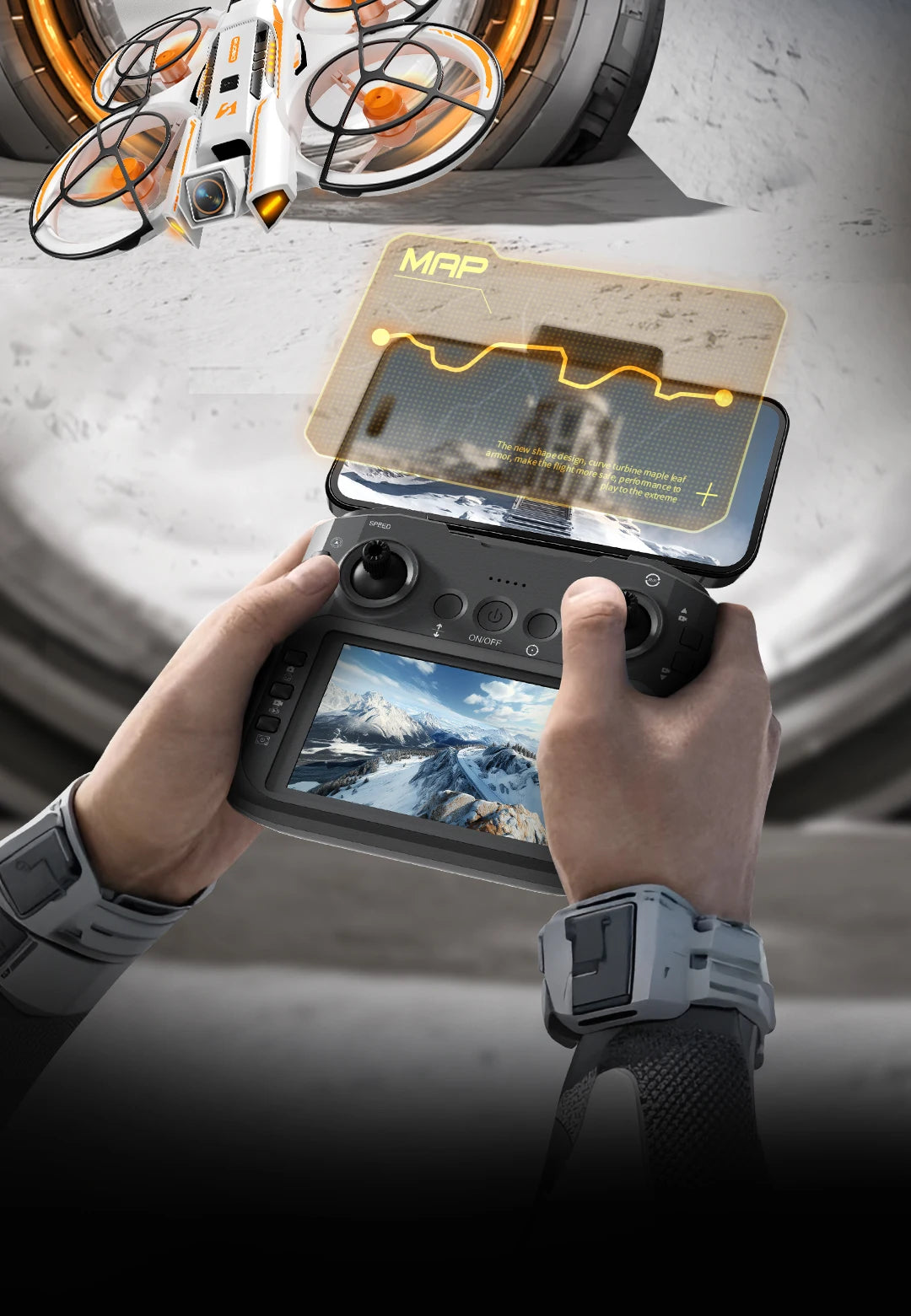 Xiaomi A21 Pro Mini Drone – 4K/8K HD Camera Quadcopter with Screen, Brushless Motor & Obstacle Avoidance