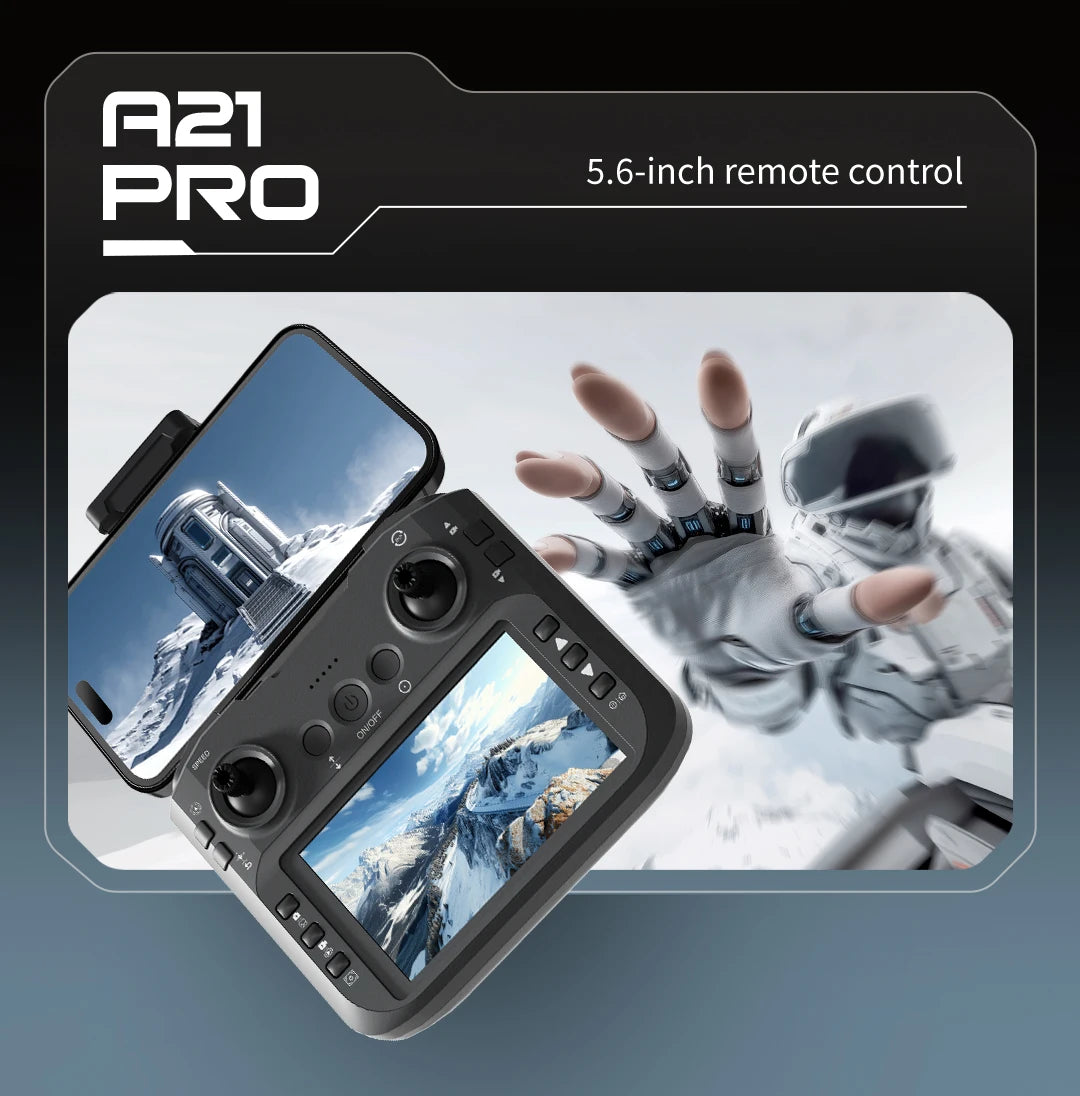 Xiaomi A21 Pro Mini Drone – 4K/8K HD Camera Quadcopter with Screen, Brushless Motor & Obstacle Avoidance